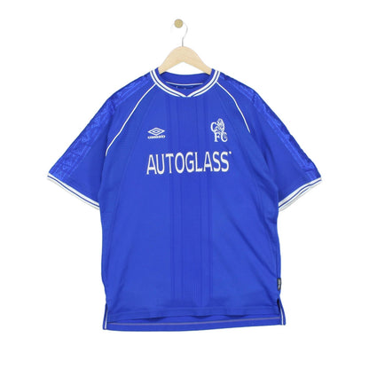 Mens Chelsea 1999-00 Football Shirt Home Jersey Soccer