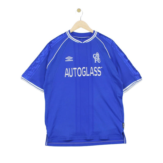 Mens Chelsea 1999-00 Football Shirt Home Jersey Soccer