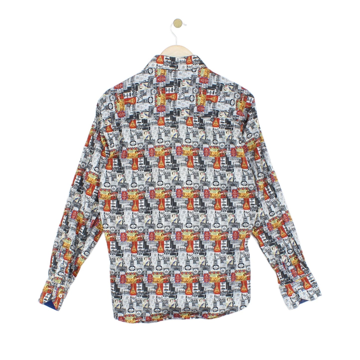 Mens Queen Elizabeth Shirt London Cotton