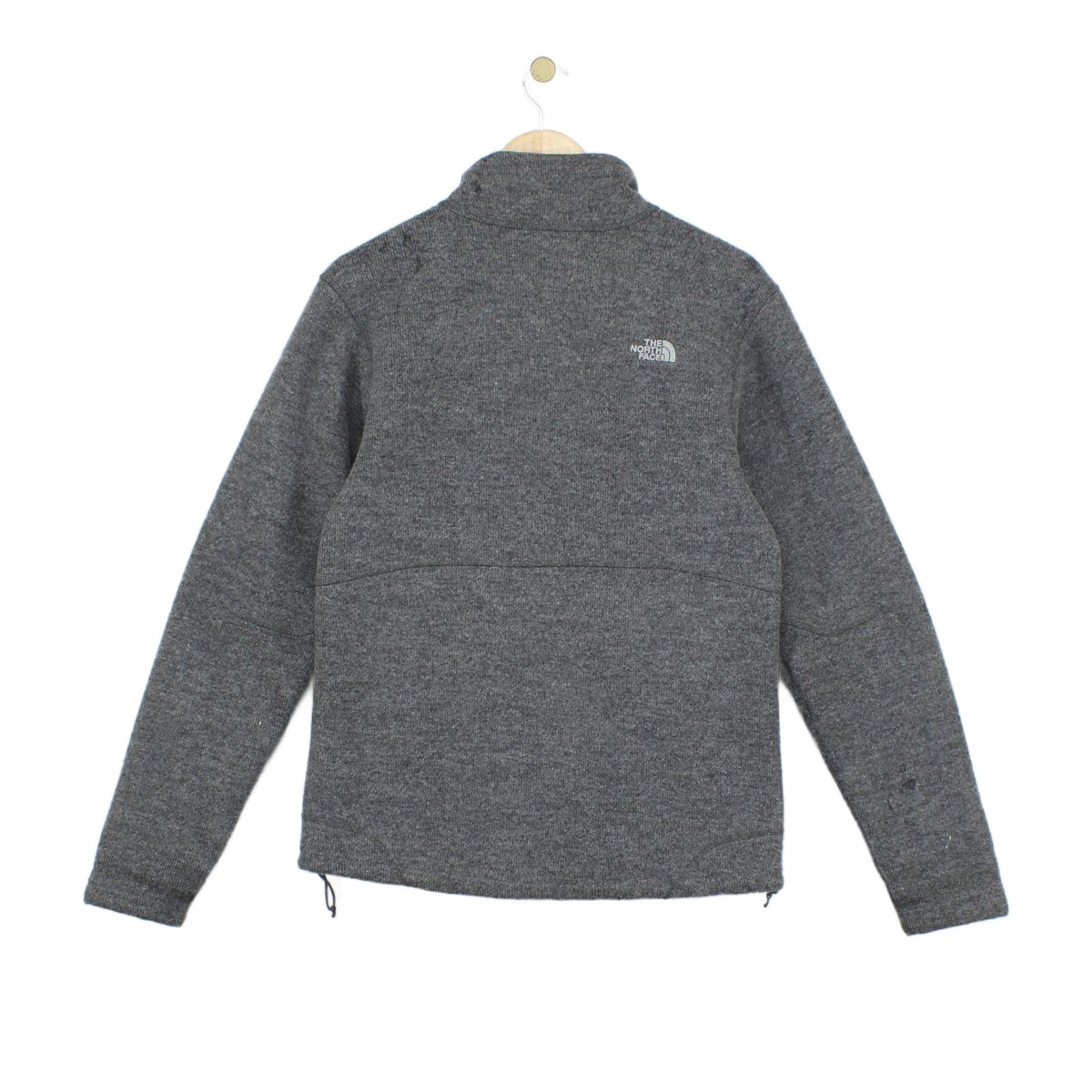Mens Fleece Jacket Outdoor Full Zip Wool Blend