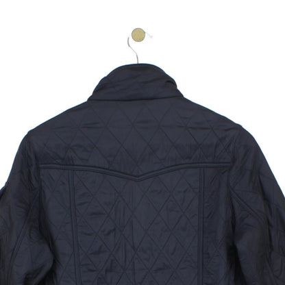 Womens Quilted Jacket Belted Full Zip