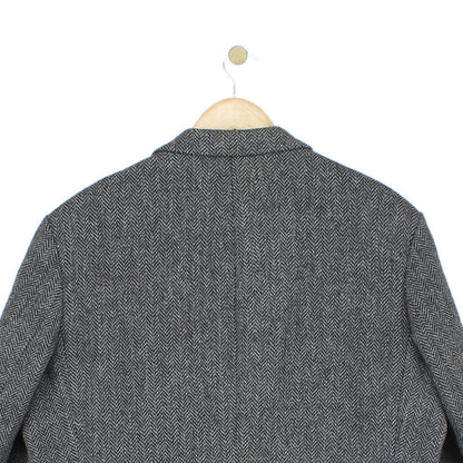 Mens Tweed Blazer Uk Made Herringbone