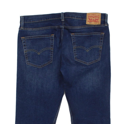 Mens 502 Jeans Regular Tapered Zipper Fly Stretch Denim