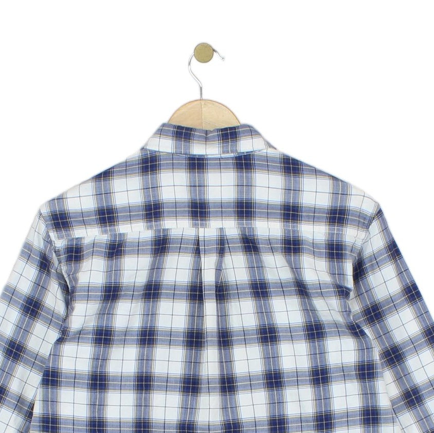 Mens Plaid Shirt Long Sleeve Button Up