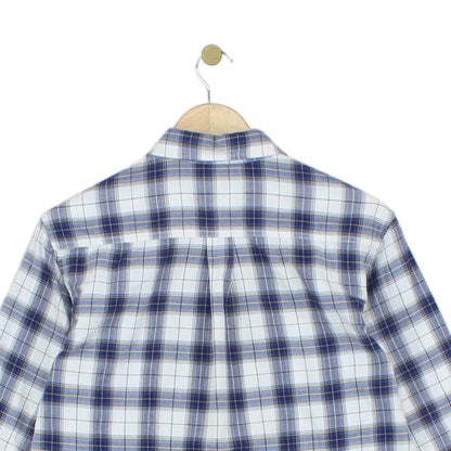 Mens Plaid Shirt Long Sleeve Button Up
