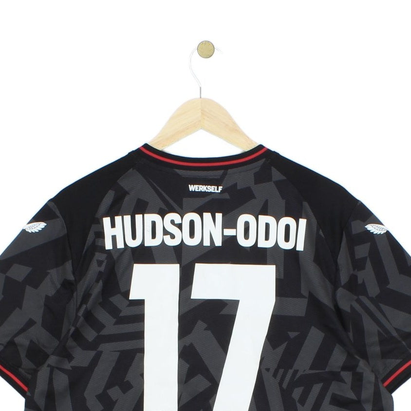 Mens Bayer Leverkusen 2022-23 Football Shirt #17 Hudson Odoi