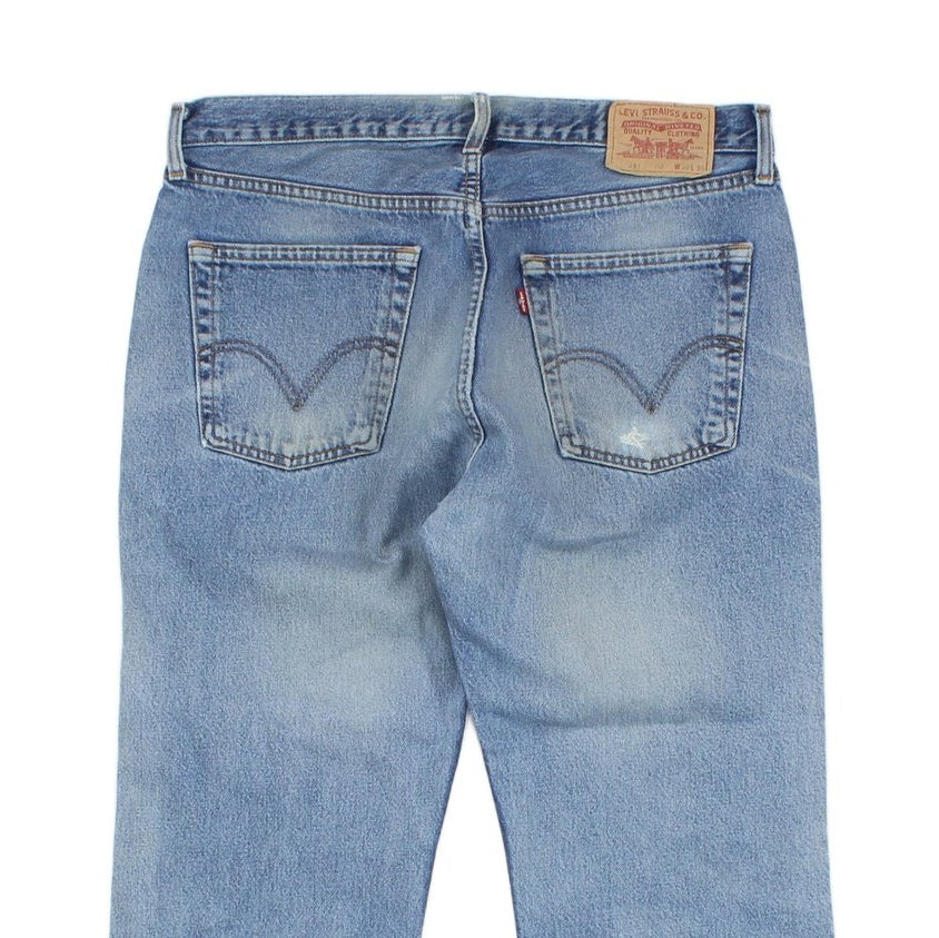Mens 581 Jeans Classic Denim Distressed
