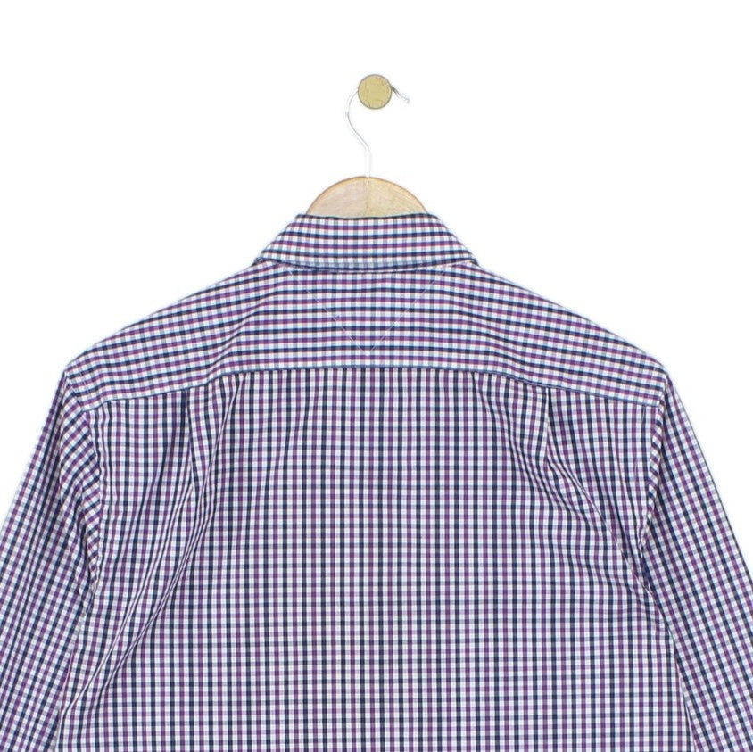 Mens Check Shirt Long Sleeve