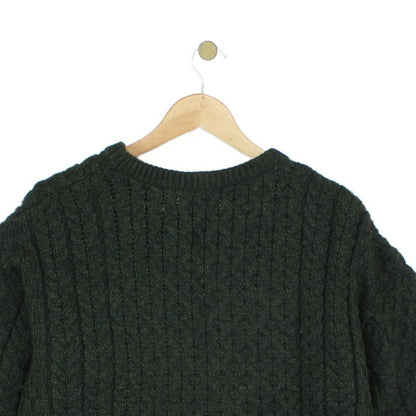 Mens Cable Knit Jumper Uk Made Chunky Knit