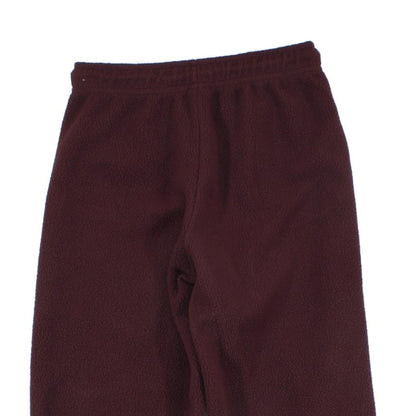 Womens Fleece Joggers Elastic Wide Leg