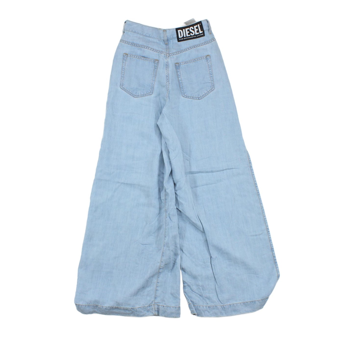 Womens Wide Leg Jeans High Waisted Zip Fly