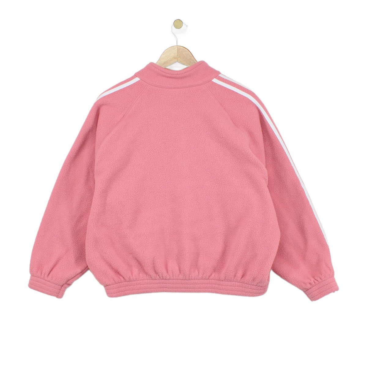 Womens 1/4 Zip Fleece Retro Oversized