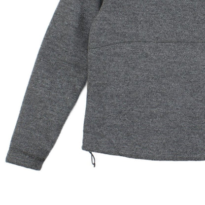 Mens Fleece Jacket Outdoor Full Zip Wool Blend