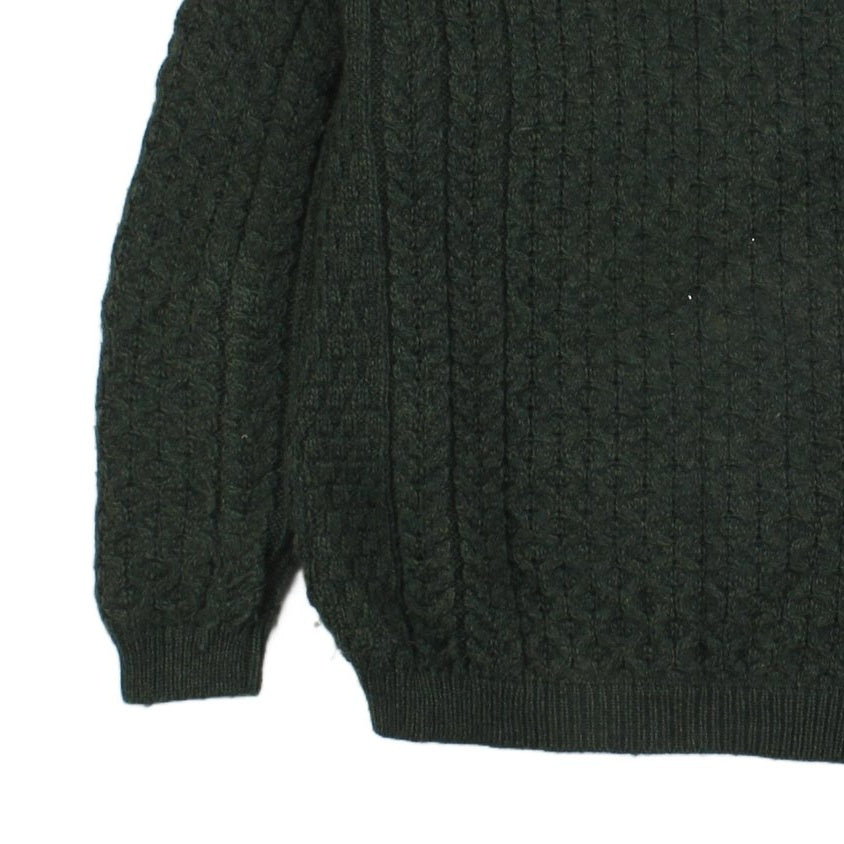 Mens Cable Knit Jumper Uk Made Chunky Knit