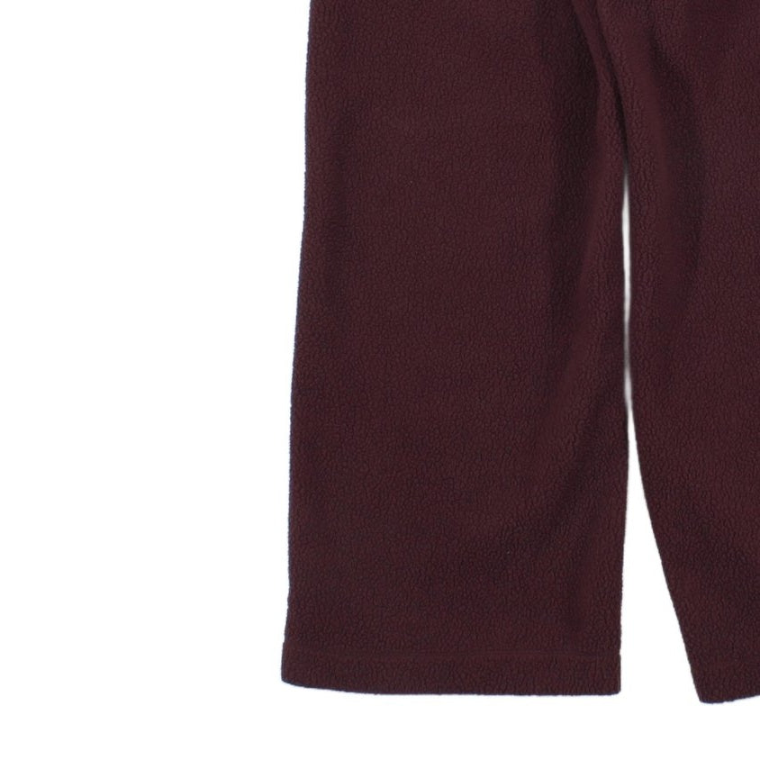 Womens Fleece Joggers Elastic Wide Leg