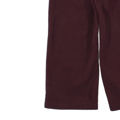 Womens Fleece Joggers Elastic Wide Leg