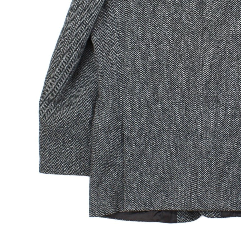 Mens Tweed Blazer Uk Made Herringbone
