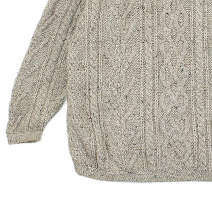 Mens Cable Knit Jumper Uk Made Chunky Knit