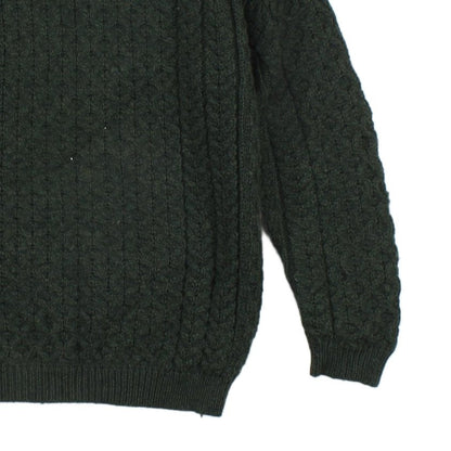 Mens Cable Knit Jumper Uk Made Chunky Knit