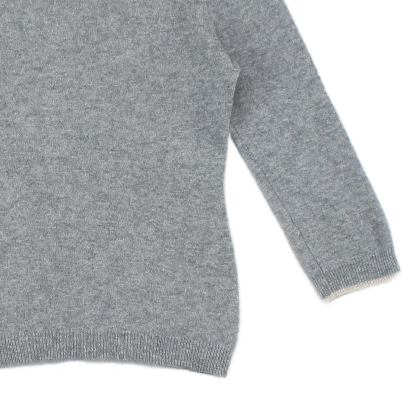 Womens Cashmere Jumper Crew Neck 3/4 Sleeve