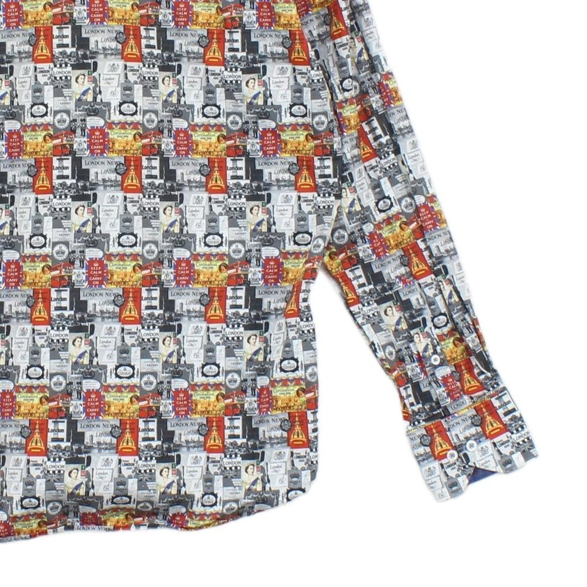 Mens Queen Elizabeth Shirt London Cotton