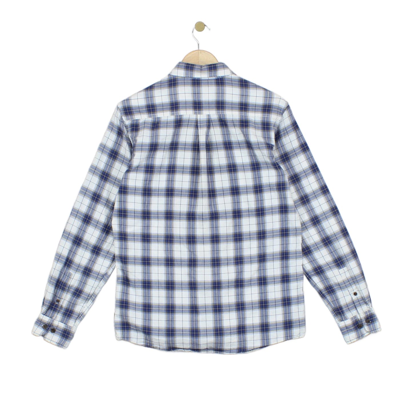 Mens Plaid Shirt Long Sleeve Button Up