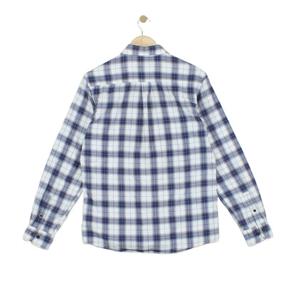 Mens Plaid Shirt Long Sleeve Button Up