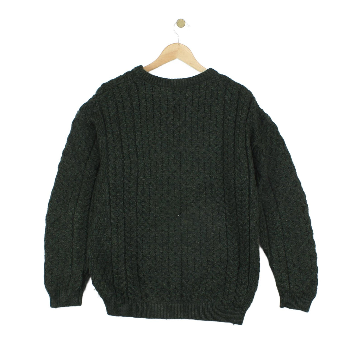 Mens Cable Knit Jumper Uk Made Chunky Knit