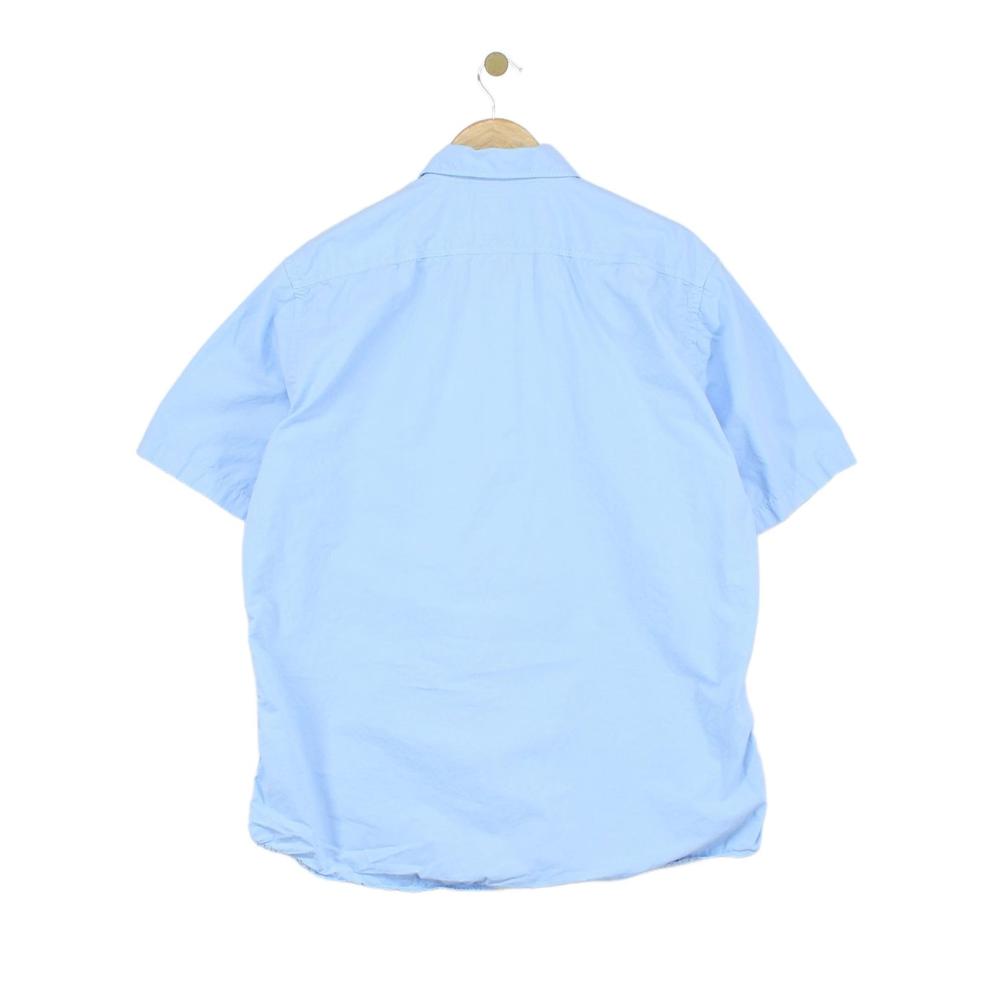 Mens Shirt Short Sleeve Button Up Summer