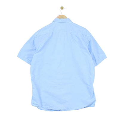 Mens Shirt Short Sleeve Button Up Summer