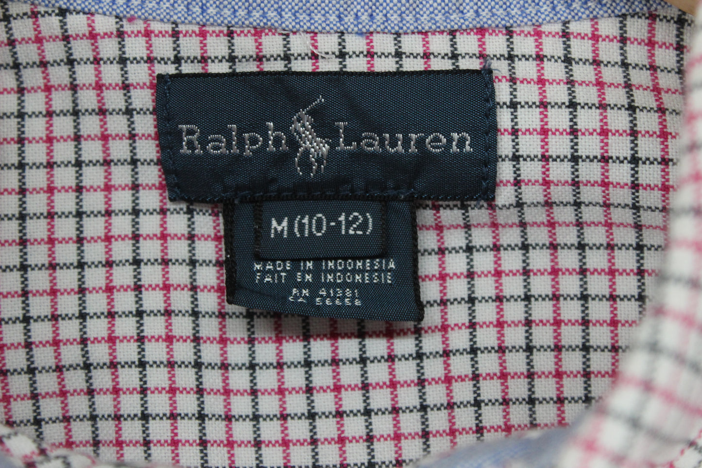 Boys Check Shirt Long Sleeve Classic