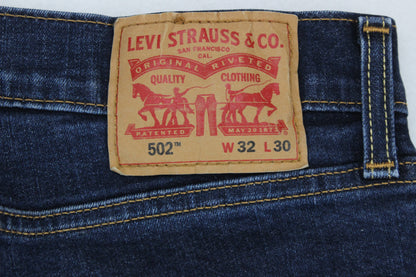 Mens 502 Jeans Regular Tapered Stretch Denim
