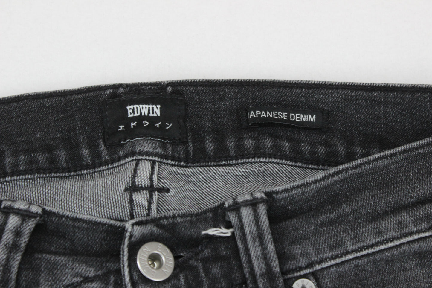 Mens Cuffed Jeans Stretch Slim Tapered