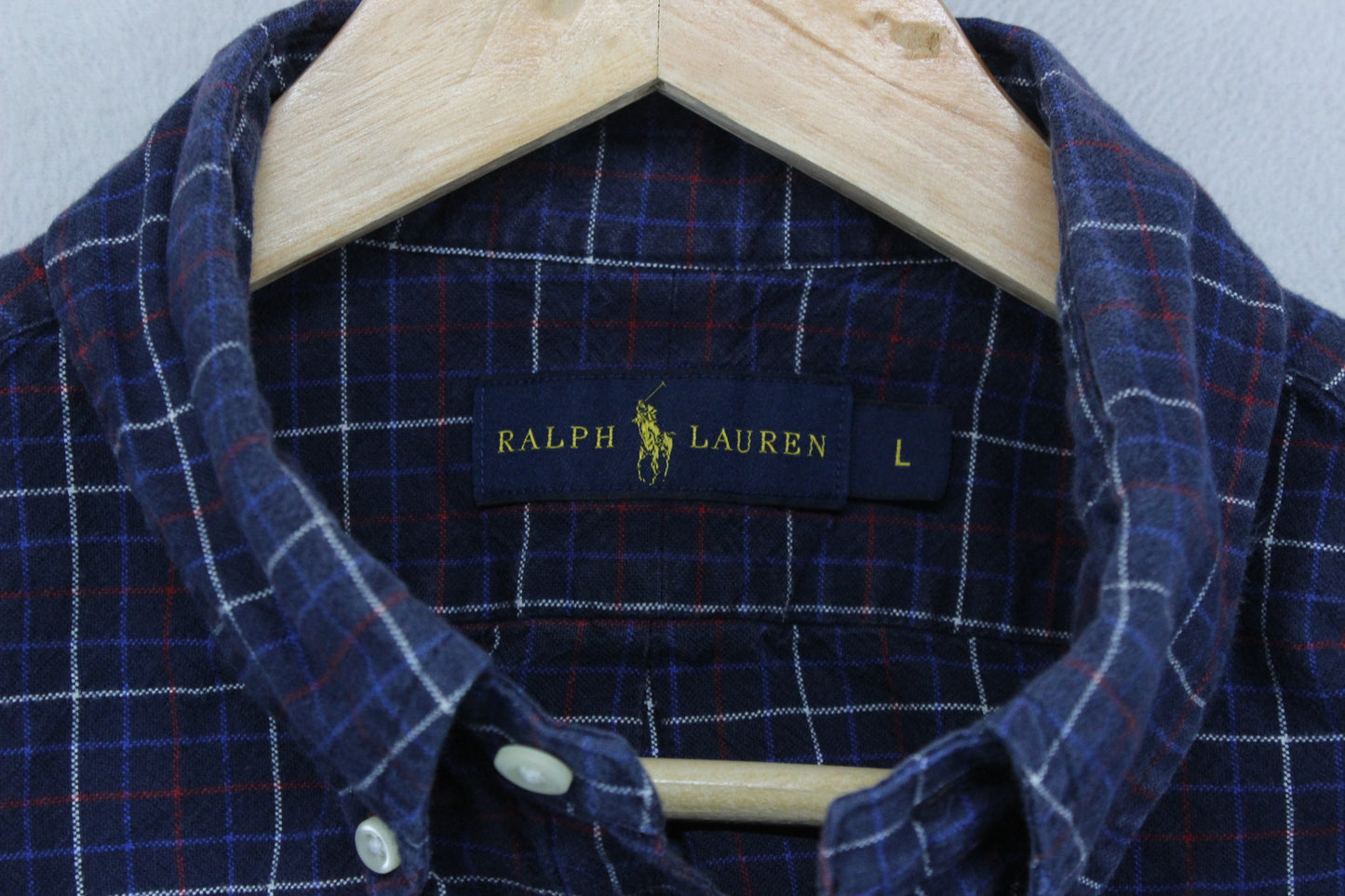 Mens Plaid Shirt Long Sleeve Button Down