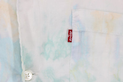 Mens Tie Dye Shirt Relaxed Short Sleeve