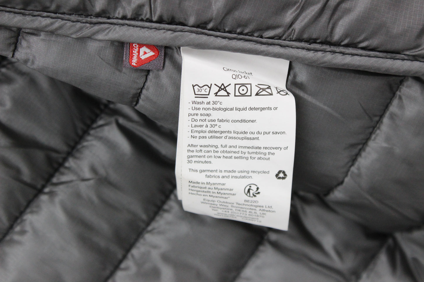 Mens Cirrus Quilted Jacket Insulated Outdoor