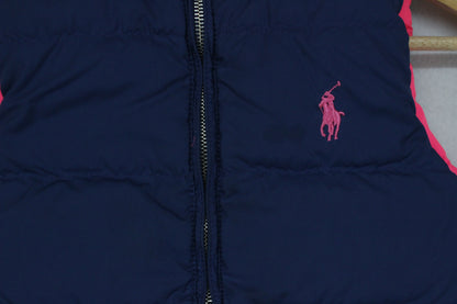 Girls Down Bodywarmer Reversible Sleeveless Outerwear