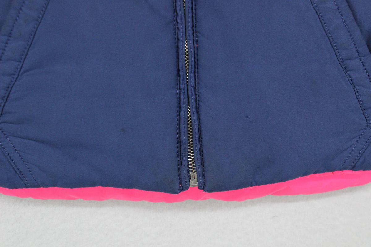 Girls Down Bodywarmer Reversible Sleeveless Outerwear