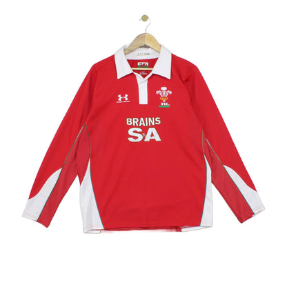 Mens 2008 Wales Rugby Shirt  Long Sleeve