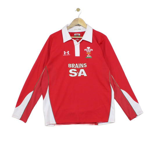 Mens 2008 Wales Rugby Shirt  Long Sleeve