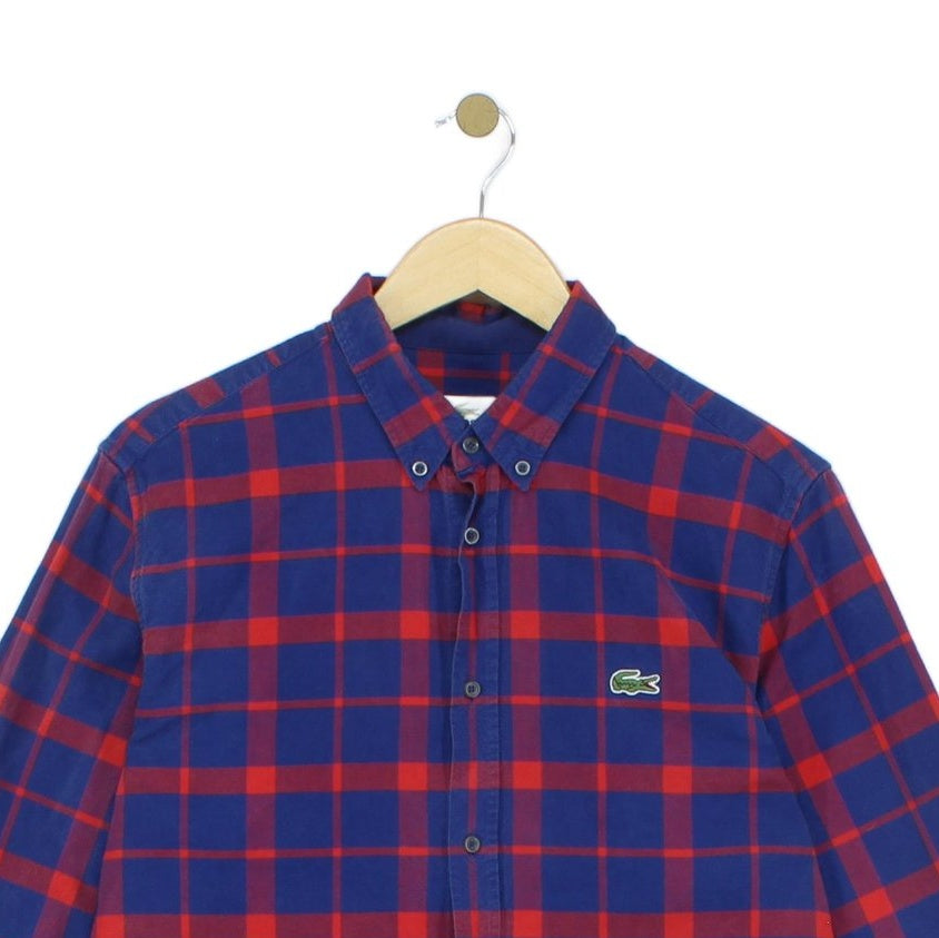 Mens Plaid Shirt Long Sleeve Button Up