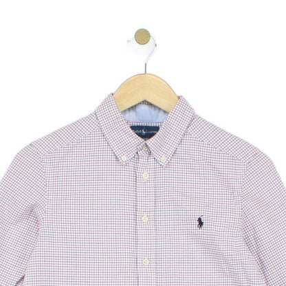 Boys Check Shirt Long Sleeve Classic