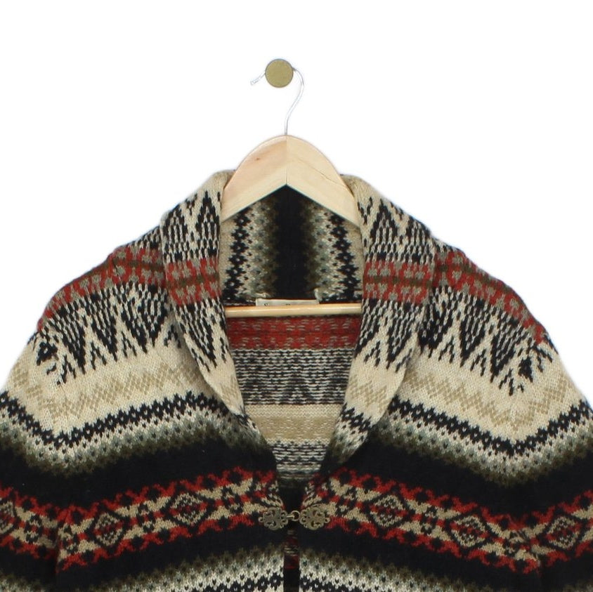 Womens Cardigan Nordic Patterned