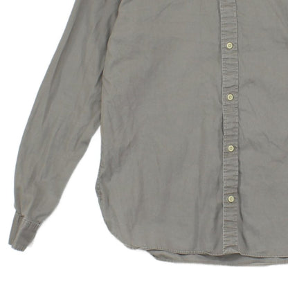 Mens Shirt Button Up Long Sleeve Cotton