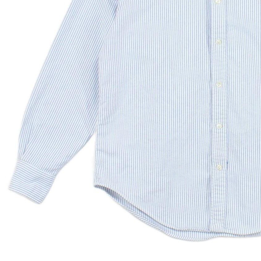 Womens Striped Shirt Button Up Collared