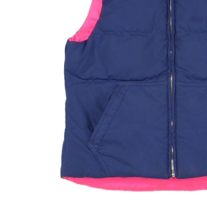 Girls Down Bodywarmer Reversible Sleeveless Outerwear