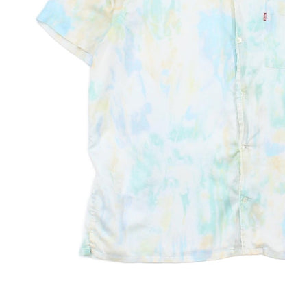 Mens Tie Dye Shirt Relaxed Short Sleeve
