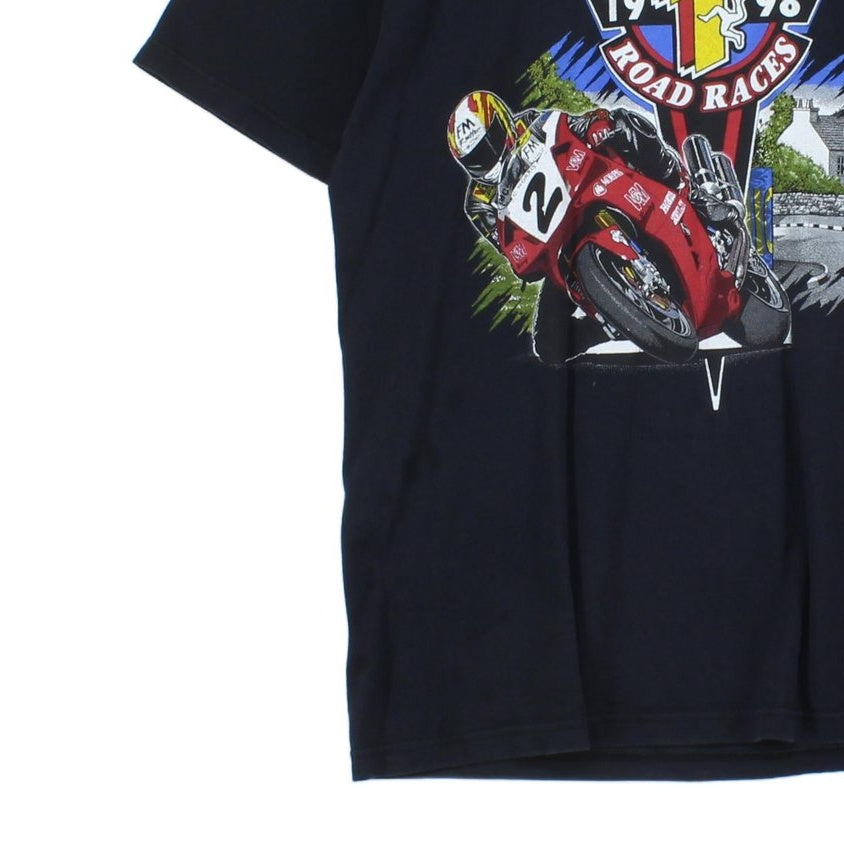 Mens Isle Of Man T-Shirt Graphic Racing