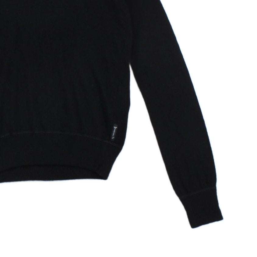 Womens V-Neck Jumper Wool Cashmere Angora