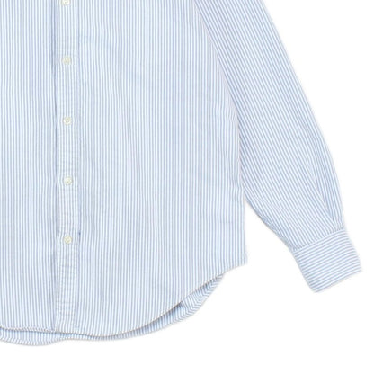 Womens Striped Shirt Button Up Collared